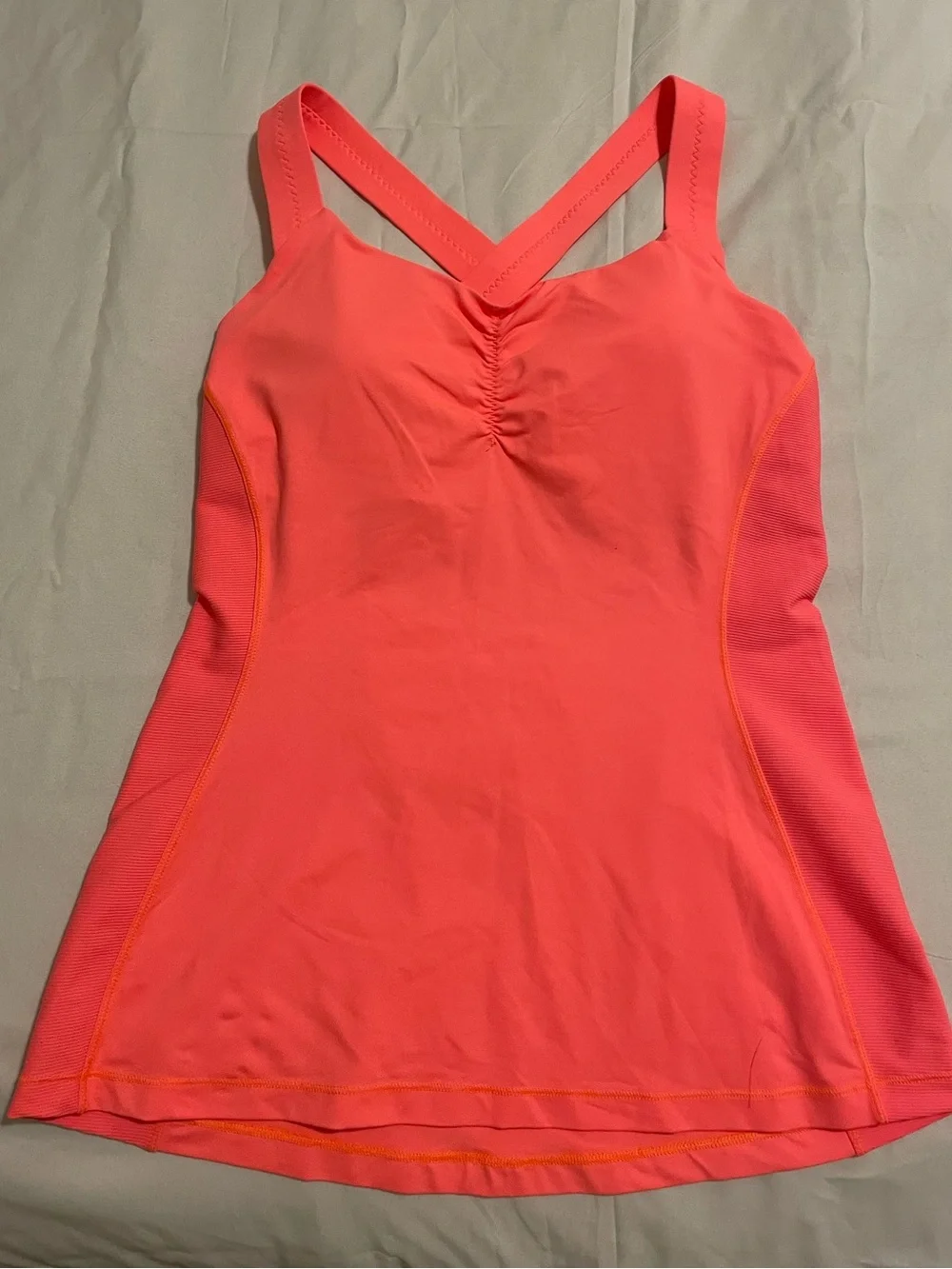 lululemon athletica Coral Cross-Back Workout Tank